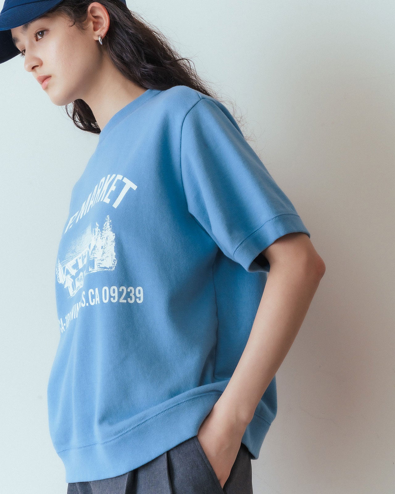 T.P.MARKET HALF SLEEVE SWEAT