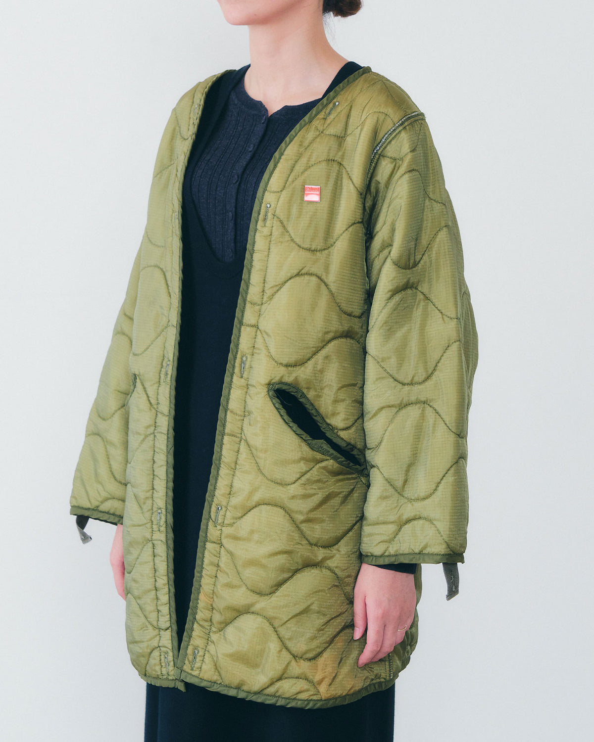 Preloved REMAKE QUILTING JACKET（LONG）