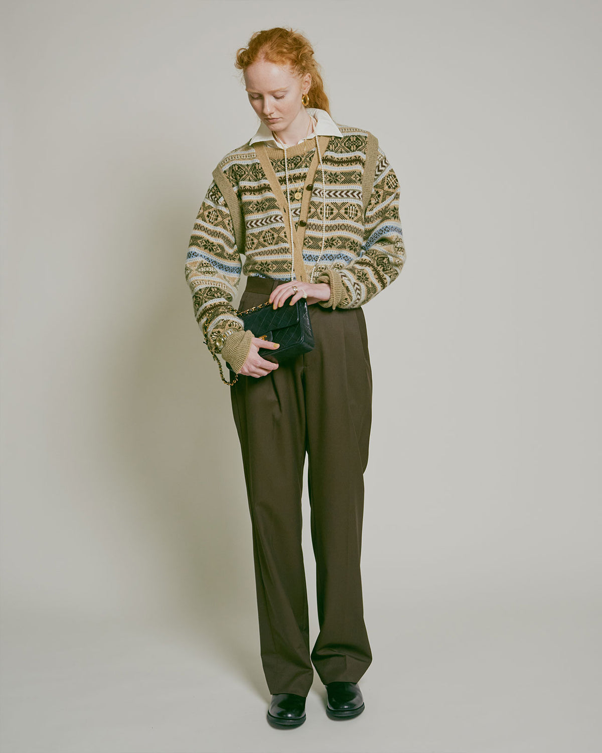 【11月上旬お届け】FAIR ISLE KNIT PULLOVER