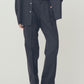 【10月上旬入荷予定】WASHABLE WOOL CHRYSLER PANTS（STRIPE)