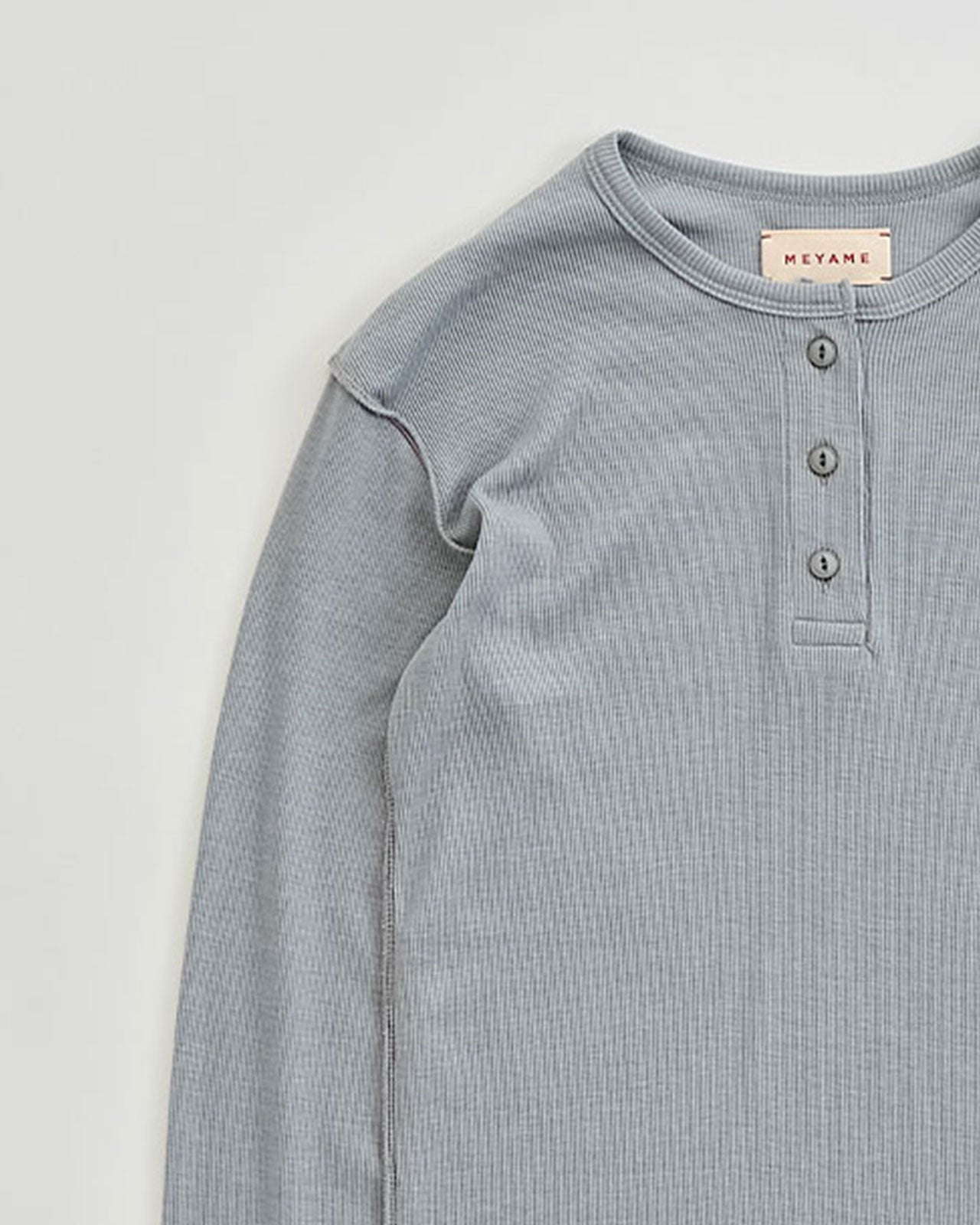MEYAME　SOFT RIB HENRY NECK