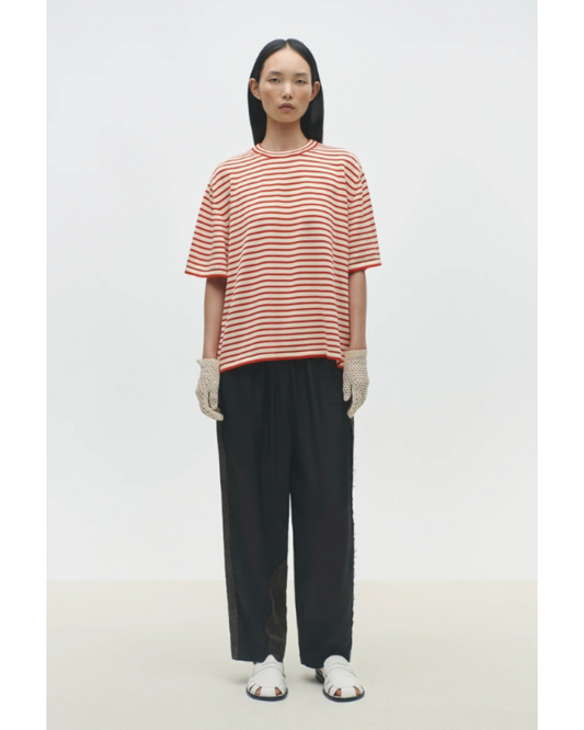 CORDERA ORGANIC COTTON OVERSIZED STRIPED T SHIRT