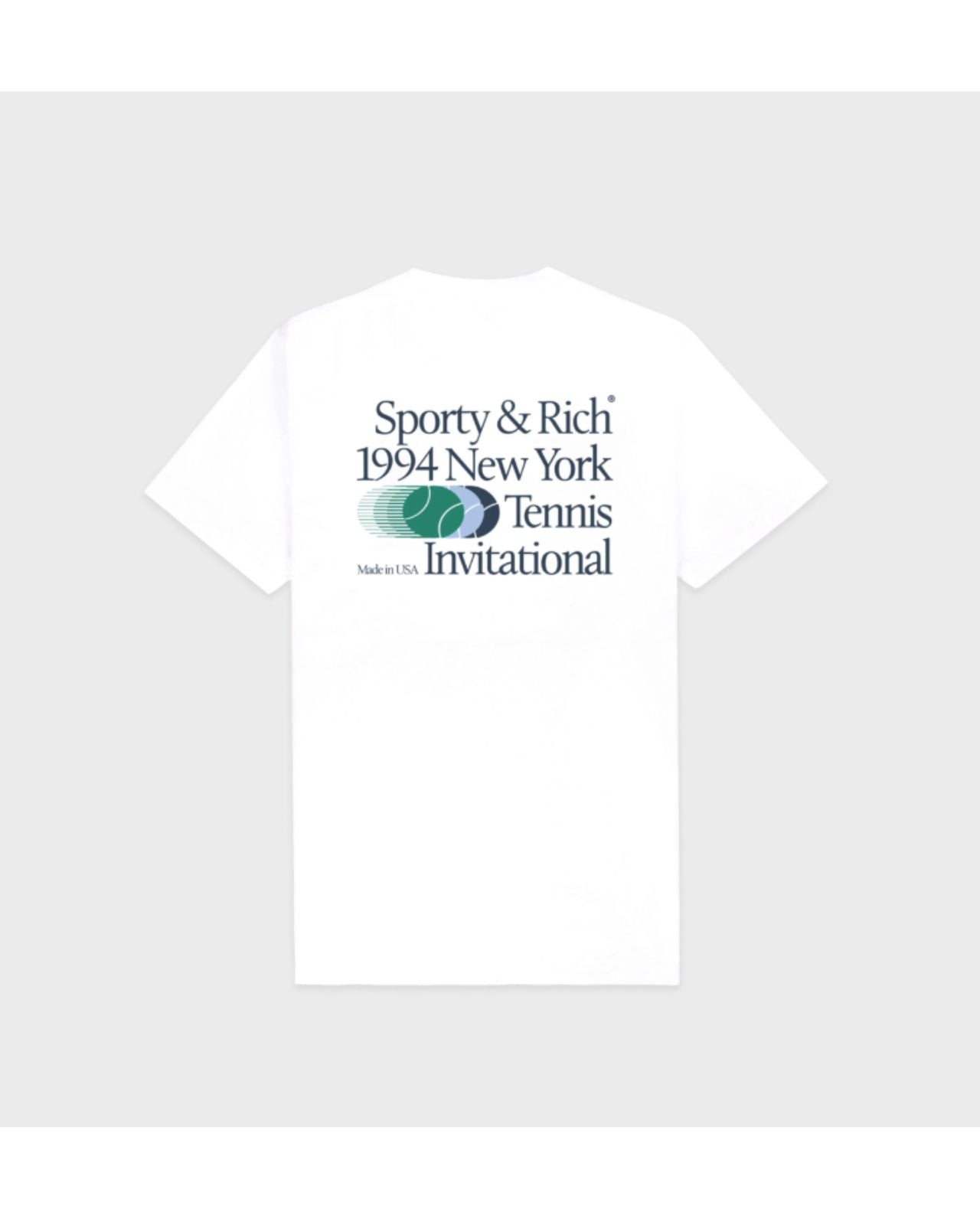 シンゾーン　スポーティ&リッチ　Tシャツ SPORTY&RICH Invitational T-Shirt (WHITE) – Shinzone