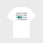 SPORTY&RICH Invitational T-Shirt (WHITE)