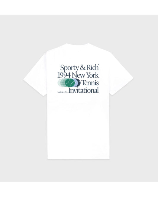 SPORTY&RICH Invitational T-Shirt (WHITE)