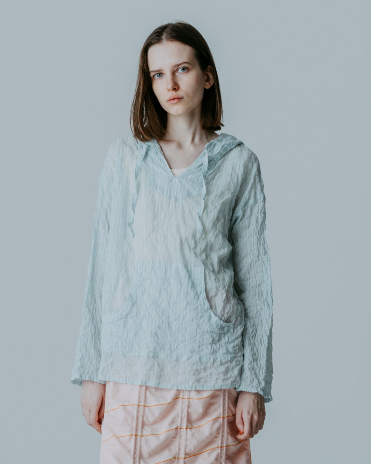 MEYAME STRIPED LIGHT PARKA – Shinzone