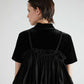 Crinkle Crinkle Crinkle embroidery scallop cami dress