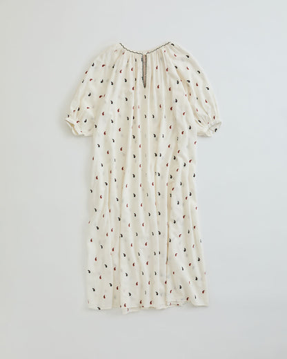 PAISLEY EMBROIDERED DRESS