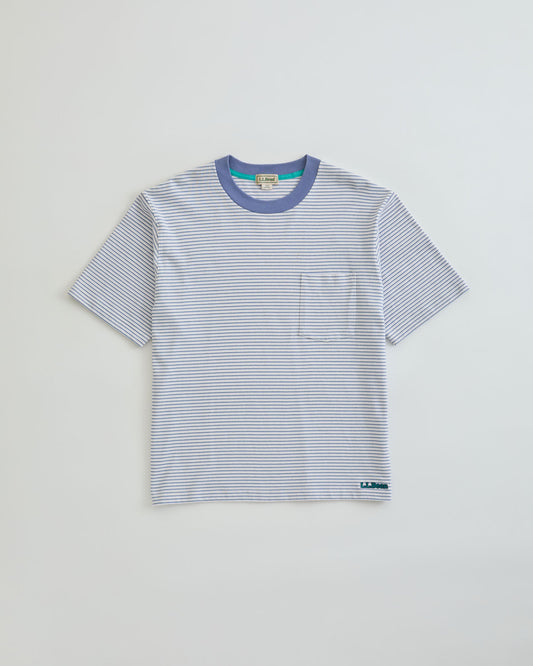 L.L.BEAN  Union Short-Sleeve Striped Tee