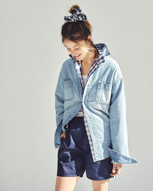 VINTAGE FADED DENIM SHIRT