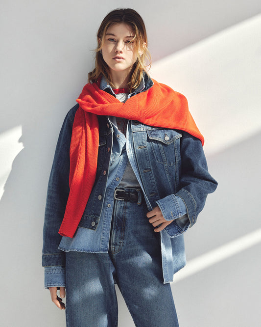 VINTAGE FADED DENIM SHIRT