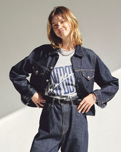 DENIM JACKET(NAVY)