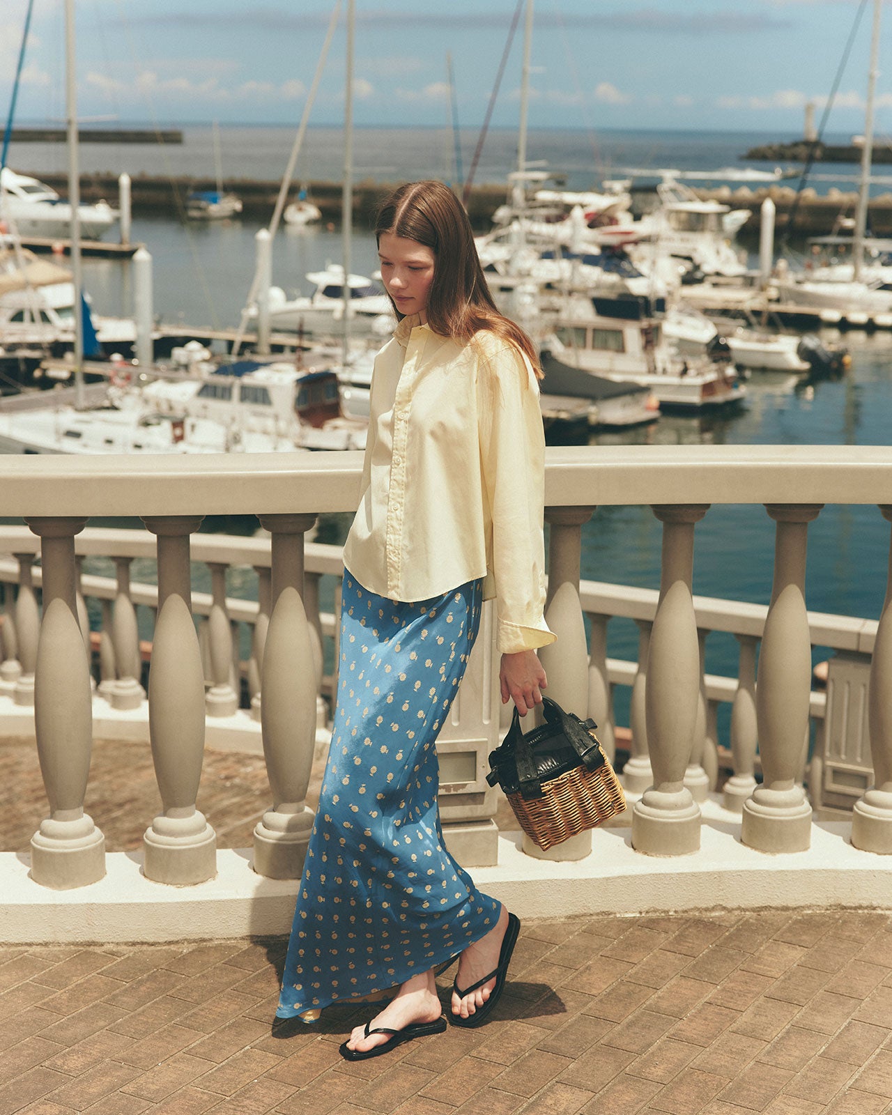 【1月中旬お届け】ILICA JACQUARD SKIRT