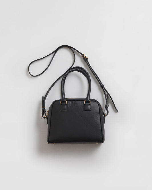 SQUARE LEATHER BAG S