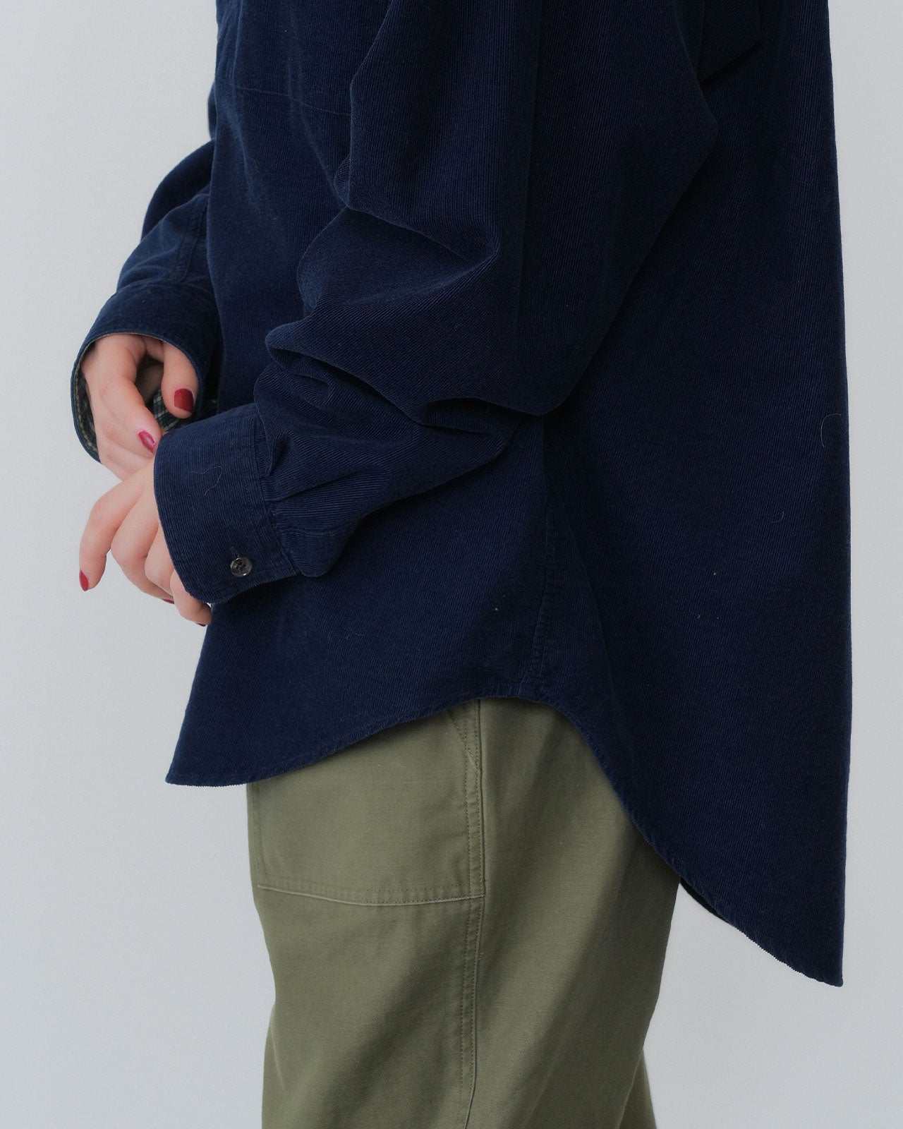 【9月中旬お届け】WASHED CORDUROY SHIRT