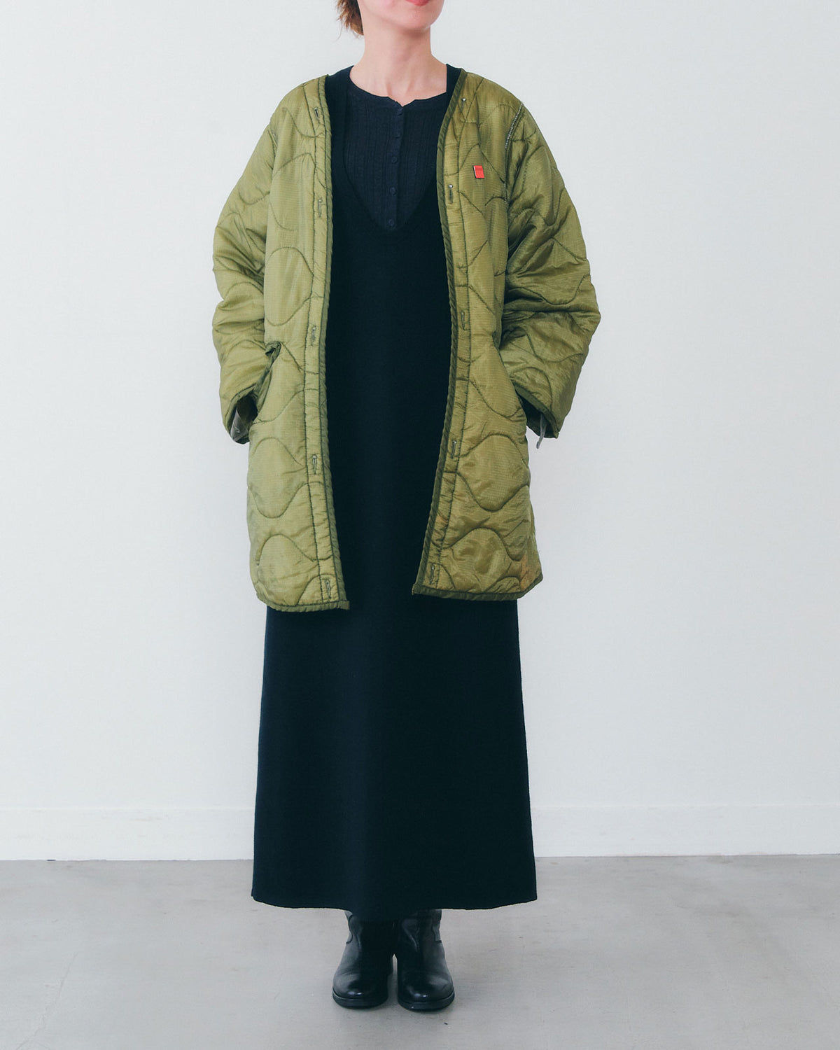Preloved REMAKE QUILTING JACKET（LONG）