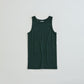 【WHITE/BLACK/GRAY/GREEN】CIRCULAR RIB TANKTOP
