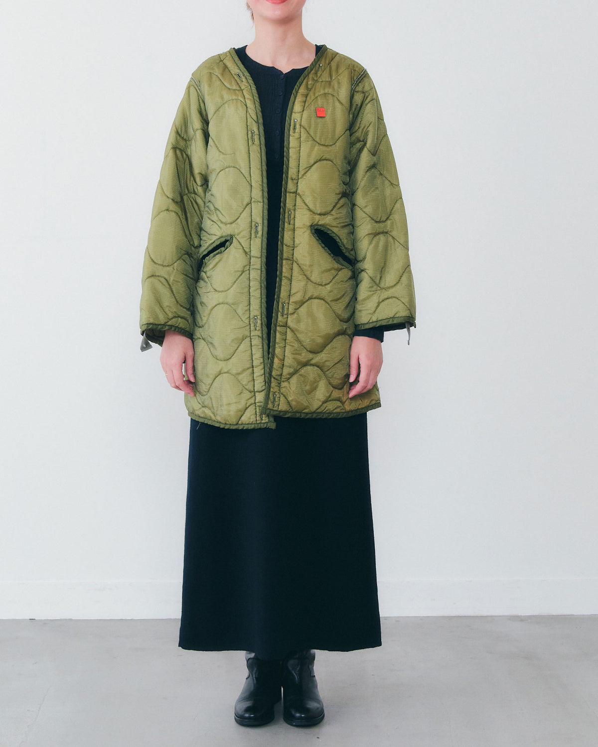 Preloved REMAKE QUILTING JACKET（LONG）