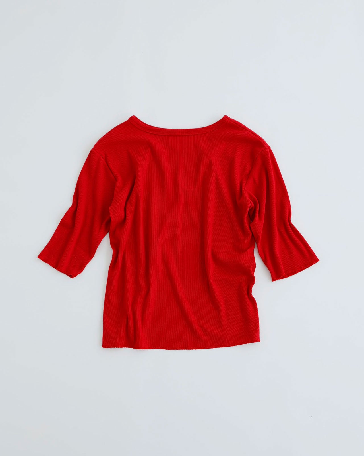 【6月下旬お届け】MEYAME RIB HALF-SLEEVE TEE