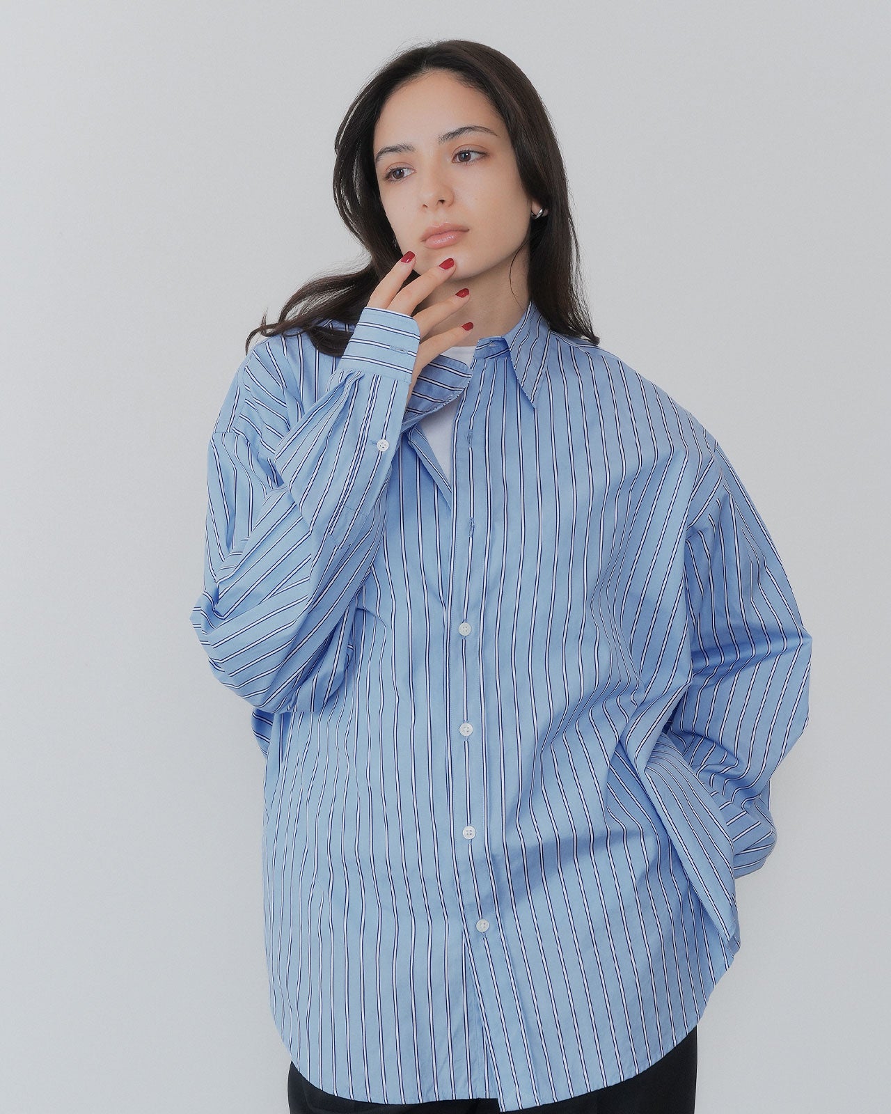 【9月上旬お届け】STRIPED UNCLE SHIRT