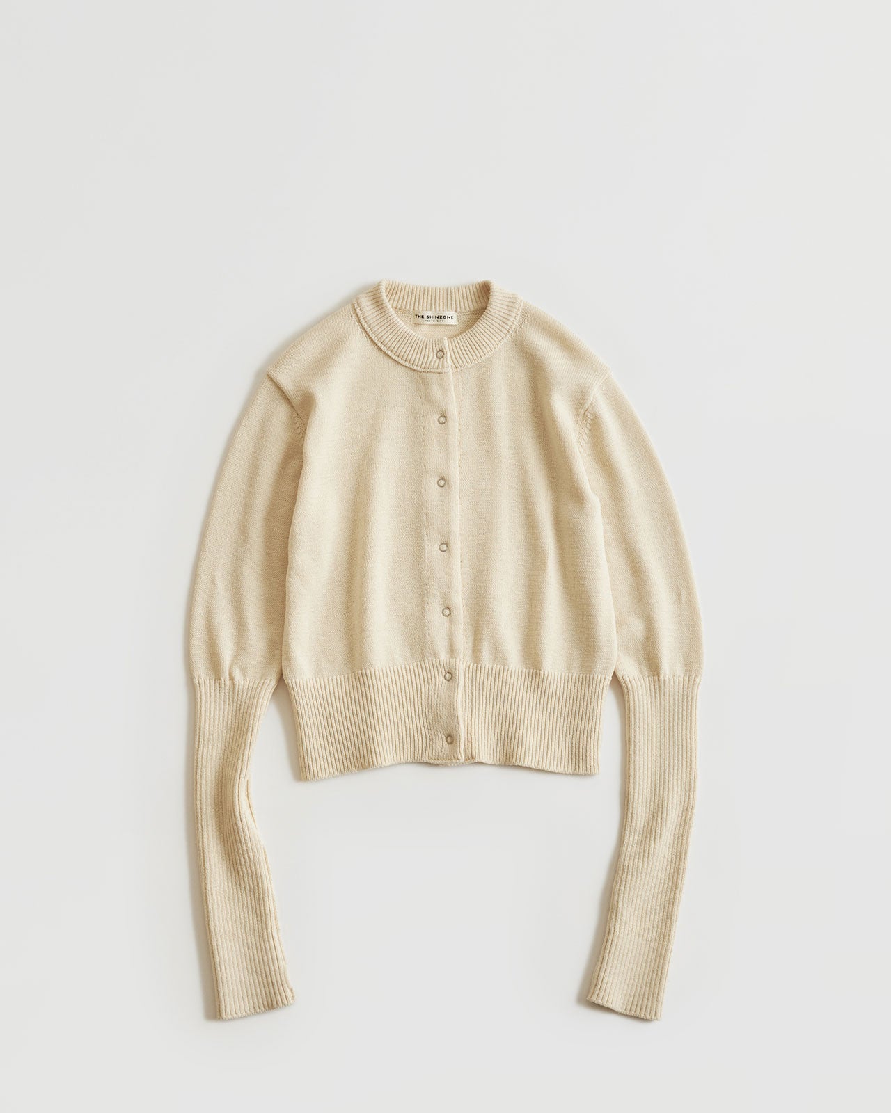 Shinzone（シンゾーン）】LONG RIB CARDIGAN