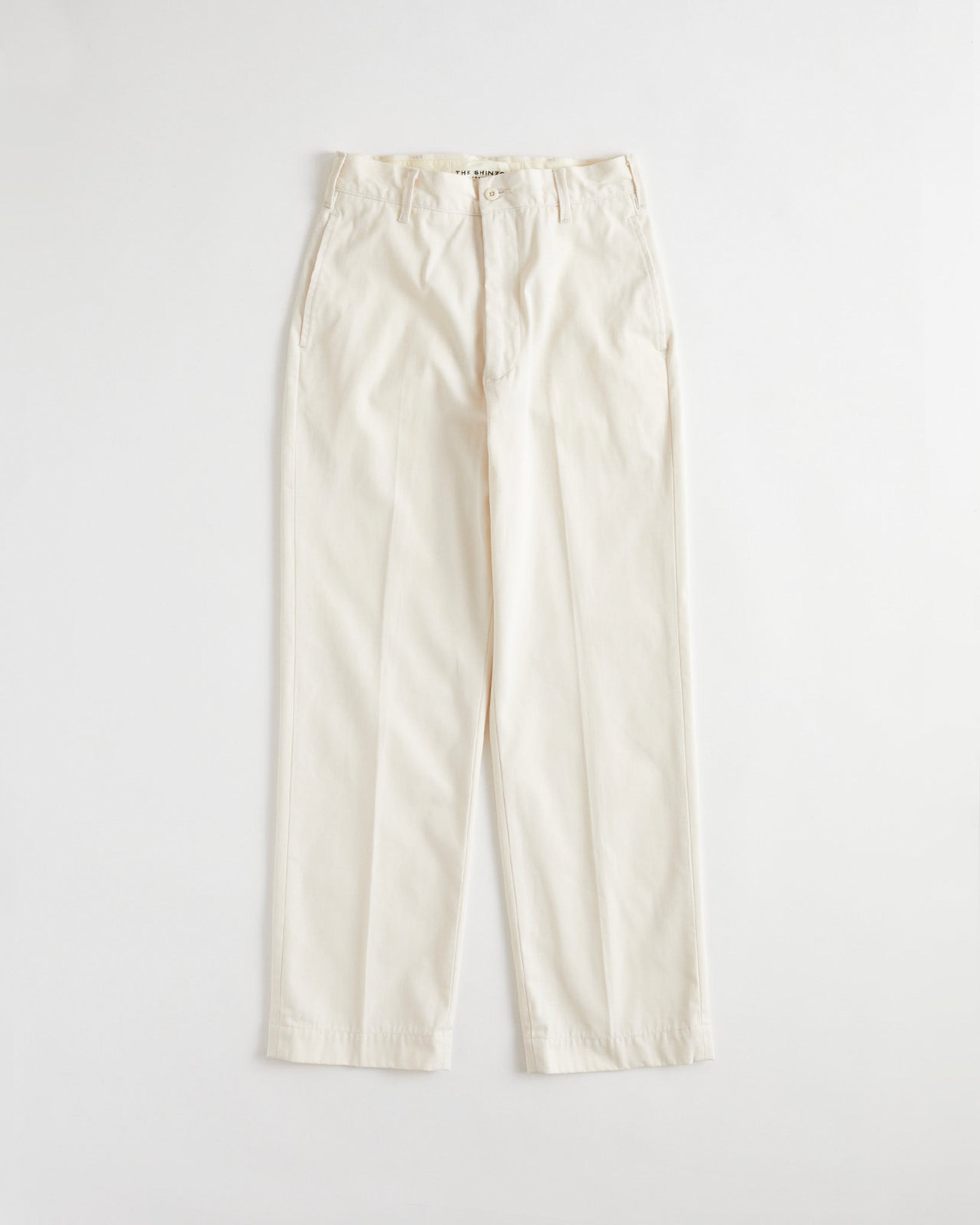 WASHED HIGH WAIST CHINO