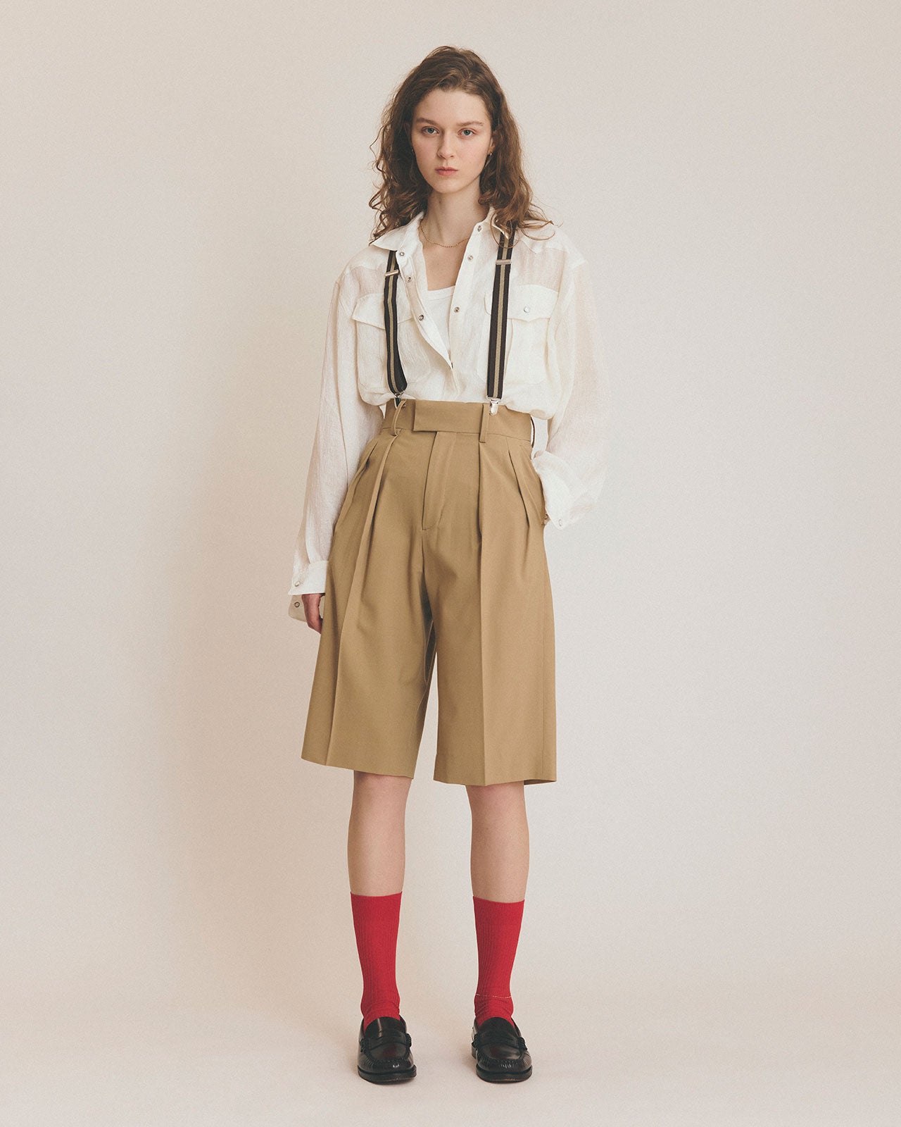 【4月中旬お届け】LINEN WESTERN SHIRT