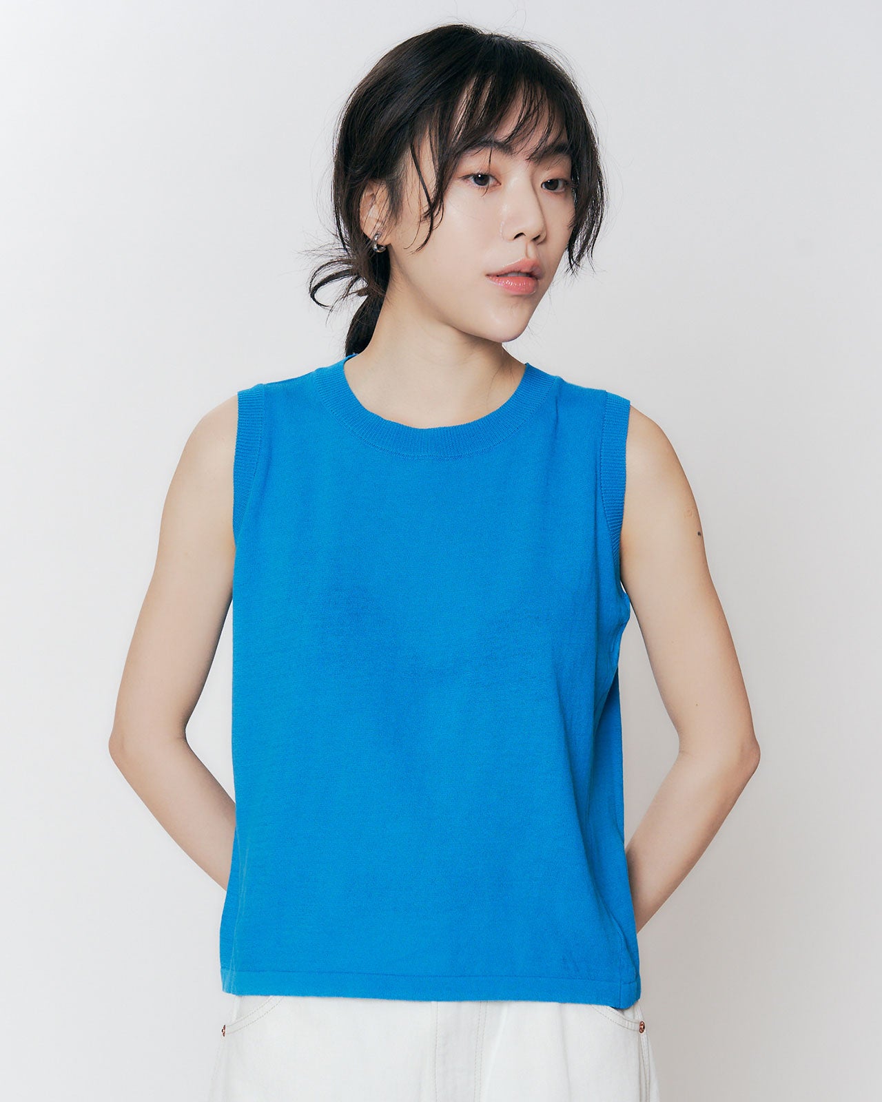 MEYAME COTTON KNIT SLEEVELESS – Shinzone