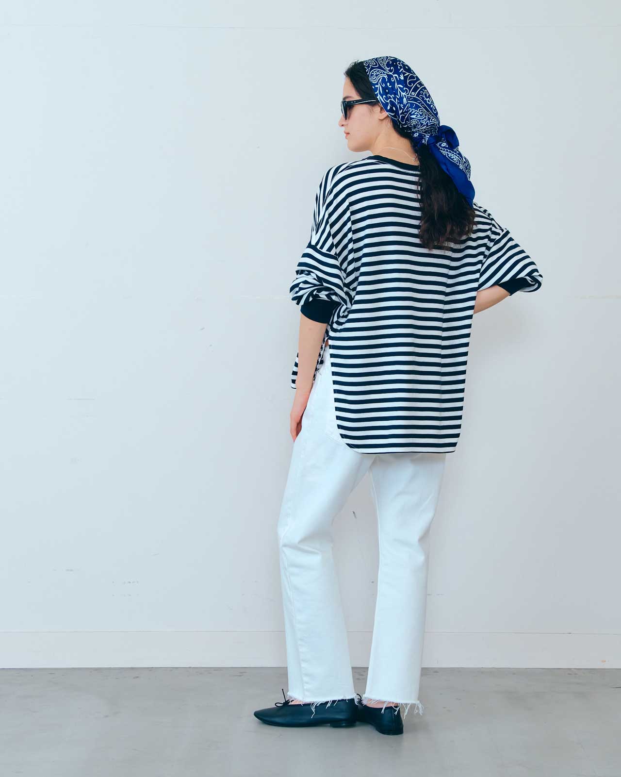 FRENCH STRIPED LONG SLEEVE TEE