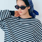 FRENCH STRIPED LONG SLEEVE TEE