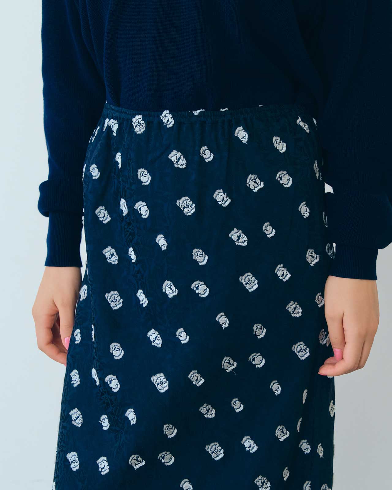 SIMON DOTS JACQUARD SKIRT