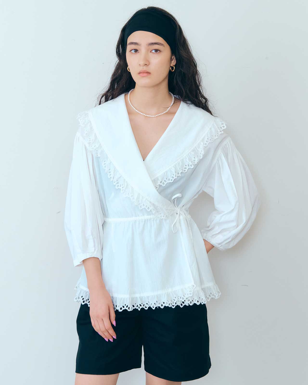 CACHE COEUR BLOUSE