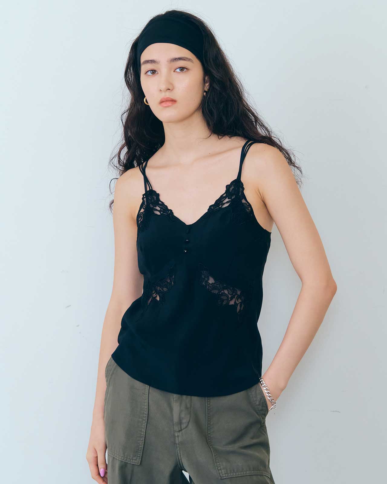 【3月中旬入荷予定】SILK LACE CAMISOLE