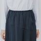 【8月上旬お届け】PIGMENT DYED SATIN SKIRT