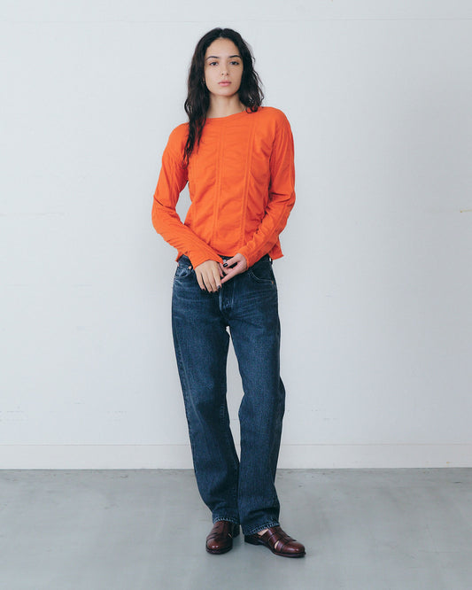 MEYAME TUCKED JACQUARD PULLOVER