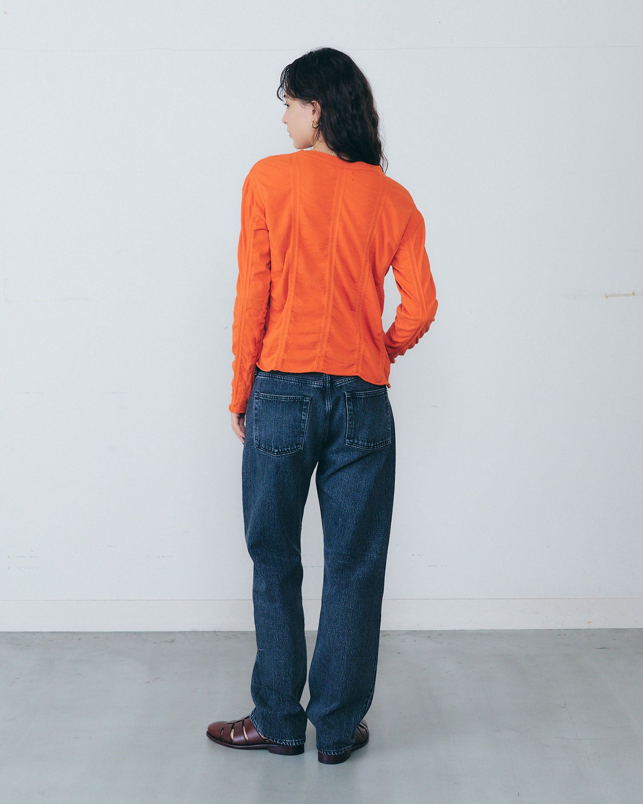 MEYAME TUCKED JACQUARD PULLOVER