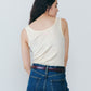 MEYAME SIDE STITCH RIB TANKTOP