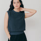 HIGH TWISTED COTTON  KNIT VEST