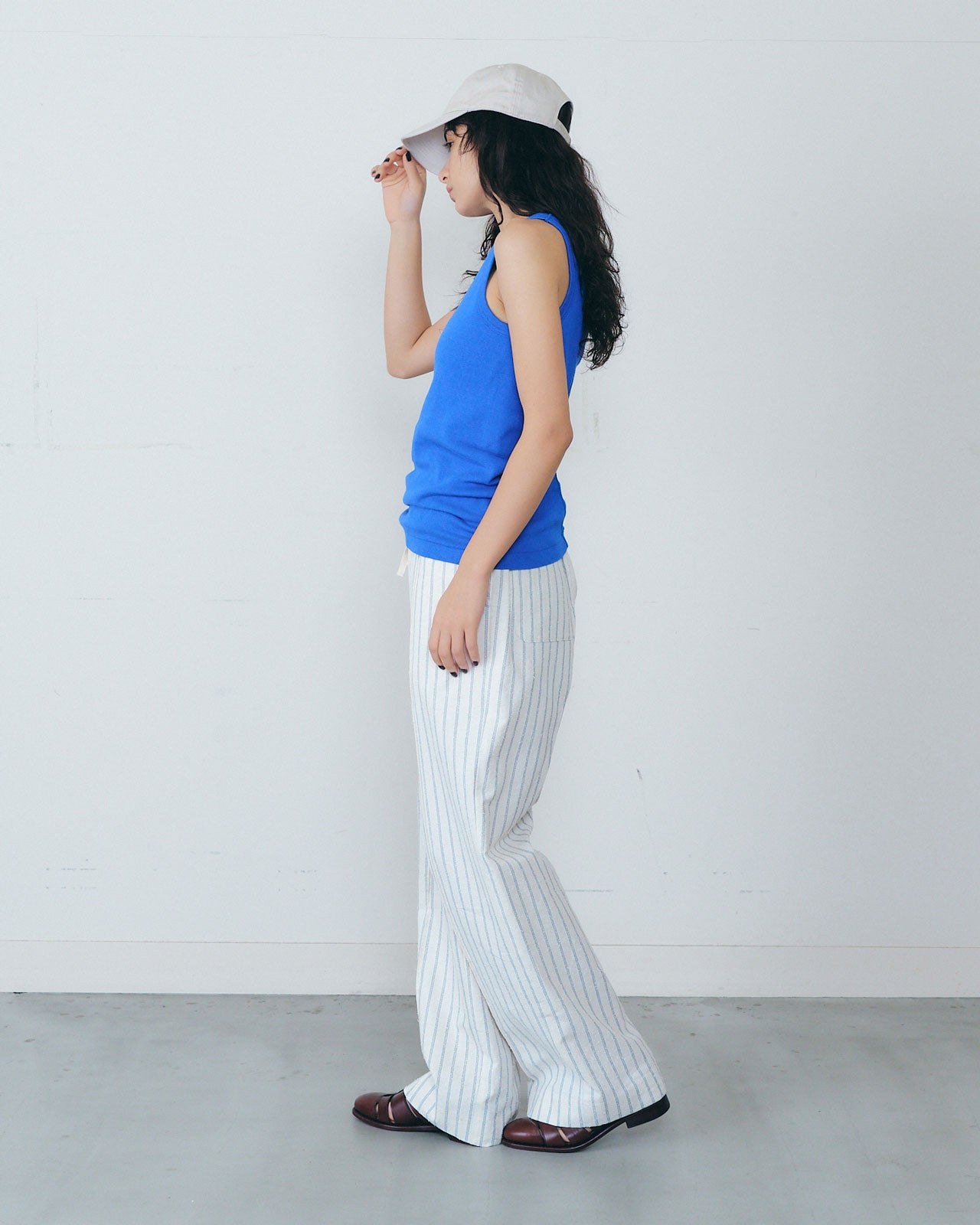 CIRCULAR RIB TANKTOP