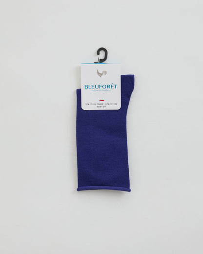 【30%OFF】BLEUFORET SOLID COLORS VELVET COTTON ANKLE SOCKS