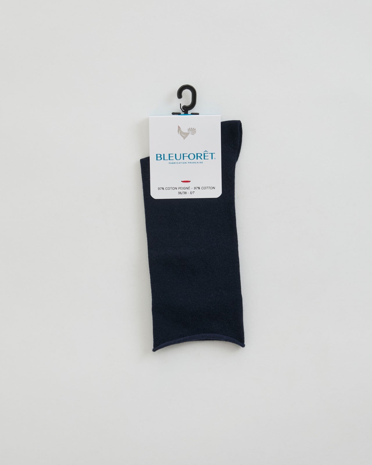 BLEUFORET SOLID COLORS VELVET COTTON ANKLE SOCKS