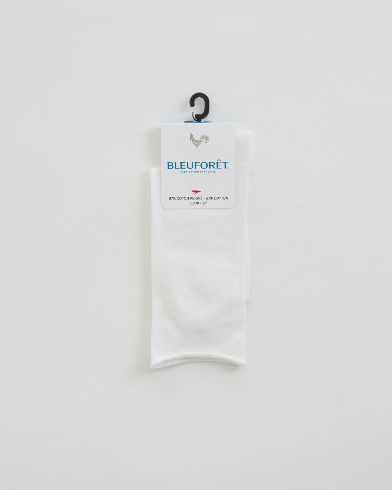 BLEUFORET SOLID COLORS VELVET COTTON ANKLE SOCKS