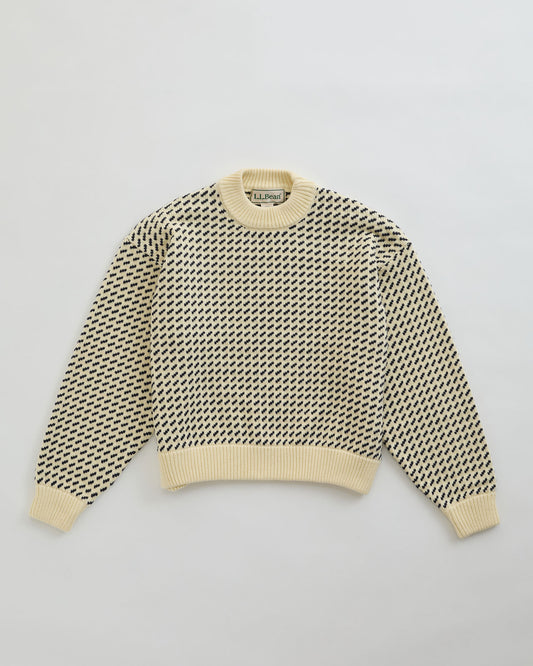 L.L.BEAN Wayne Sweater Bird's-Eye