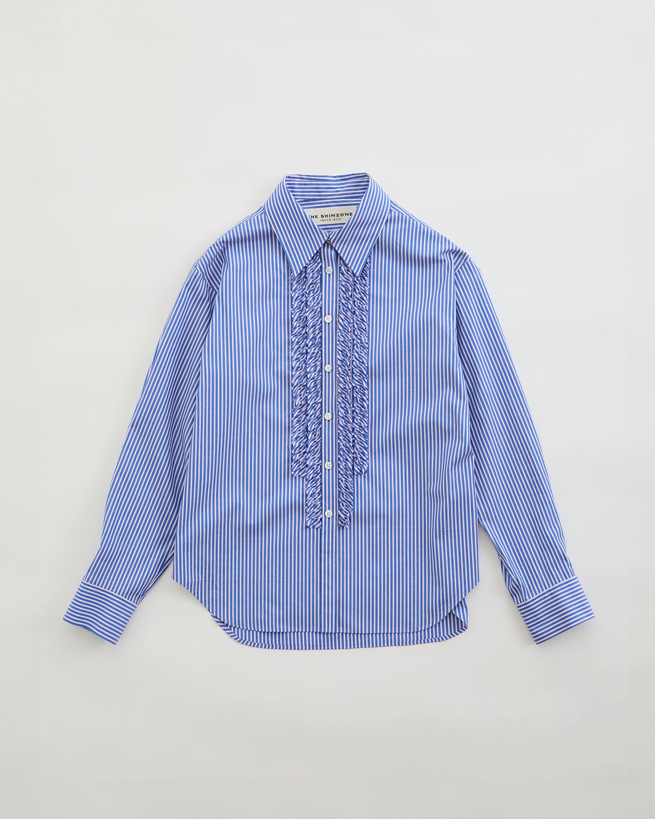 COTTON FRILLED SHIRT