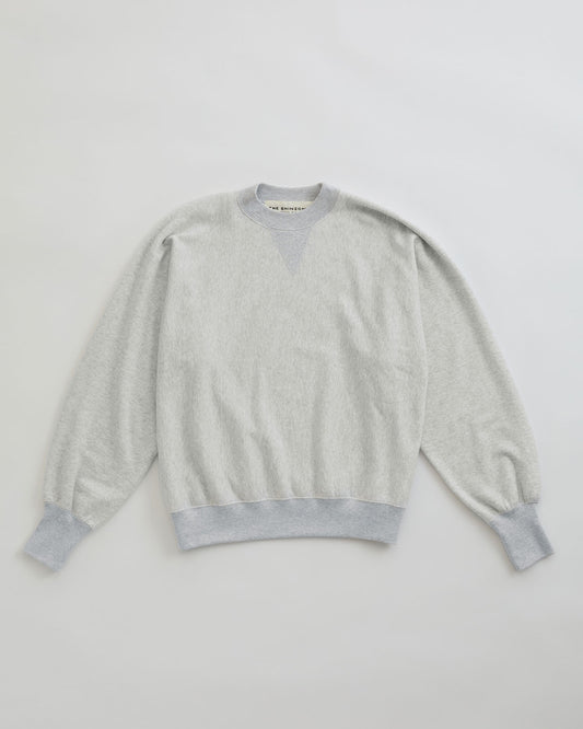 【新色ライトグレー：1月下旬お届け】COTTON WOOL SWEATSHIRT