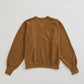 【新色CAMEL：10月上旬お届け】COTTON WOOL SWEATSHIRT