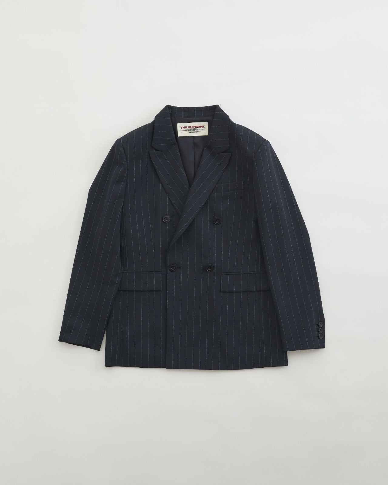 DOUBLE BREASTED PINSTRIPE JACKET