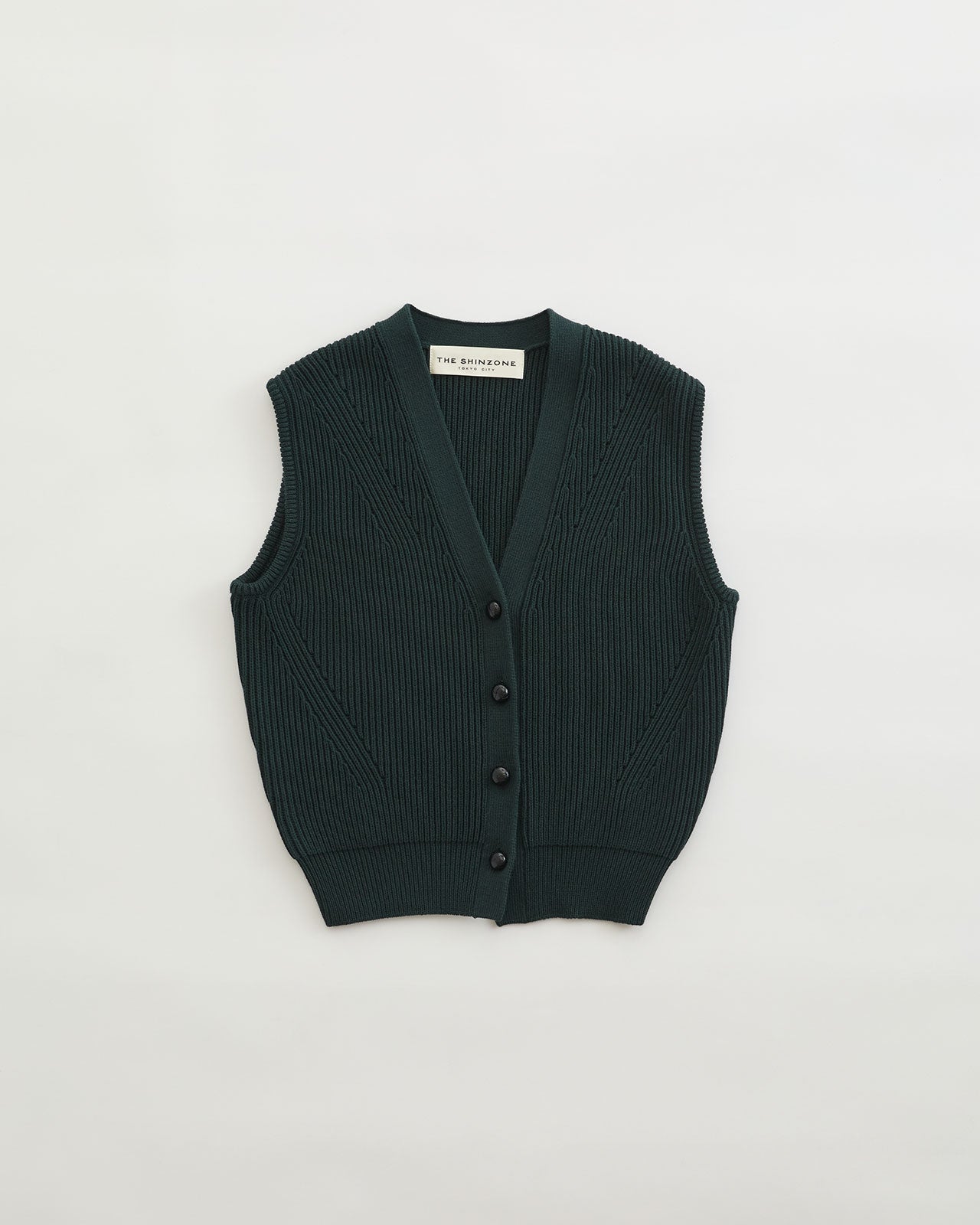 FULL CARDIGAN KNIT VEST – Shinzone