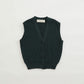 FULL CARDIGAN KNIT VEST