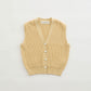 FULL CARDIGAN KNIT VEST